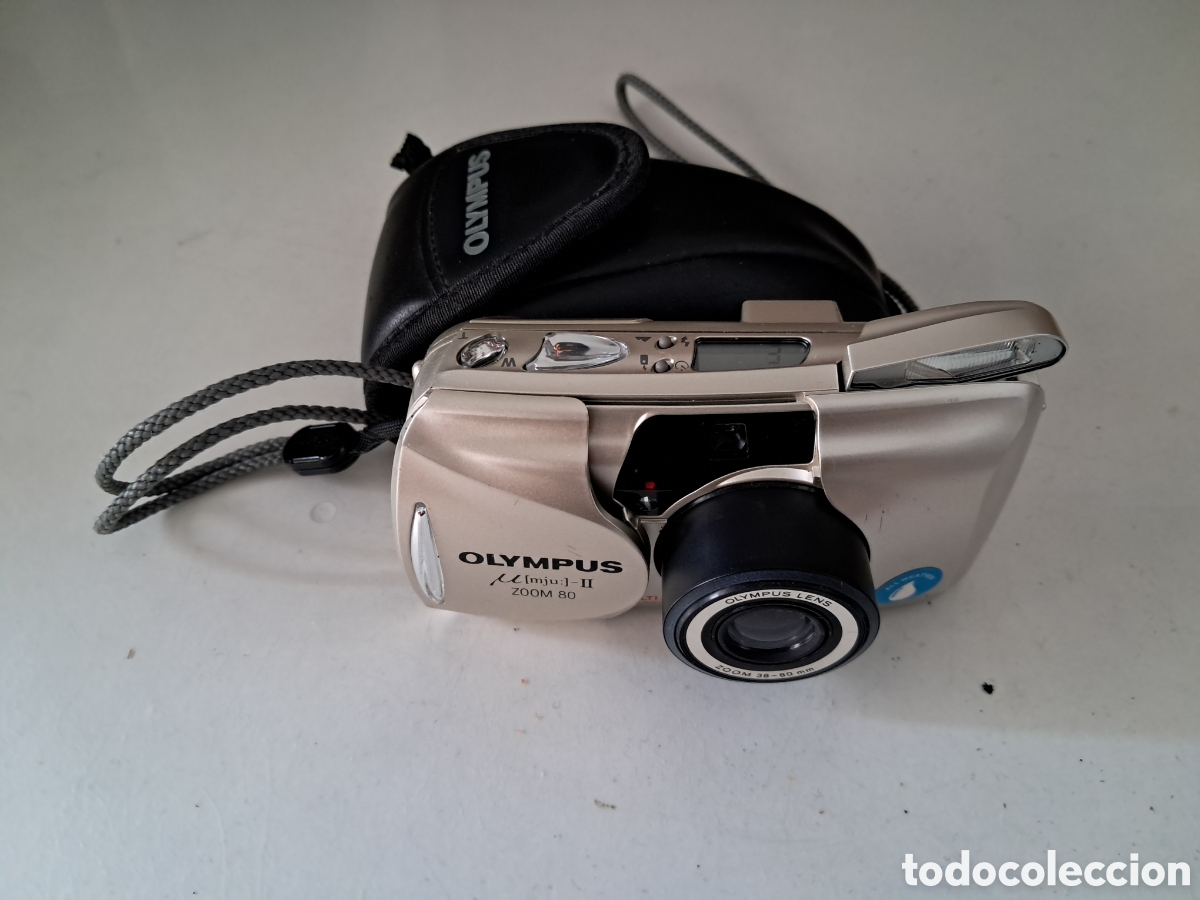 C&aacute;mara de fotos: C&Aacute;MARA FOTOS COMPACTA OLYMPUS mju II ZOOM 80 CON SU FUNDA