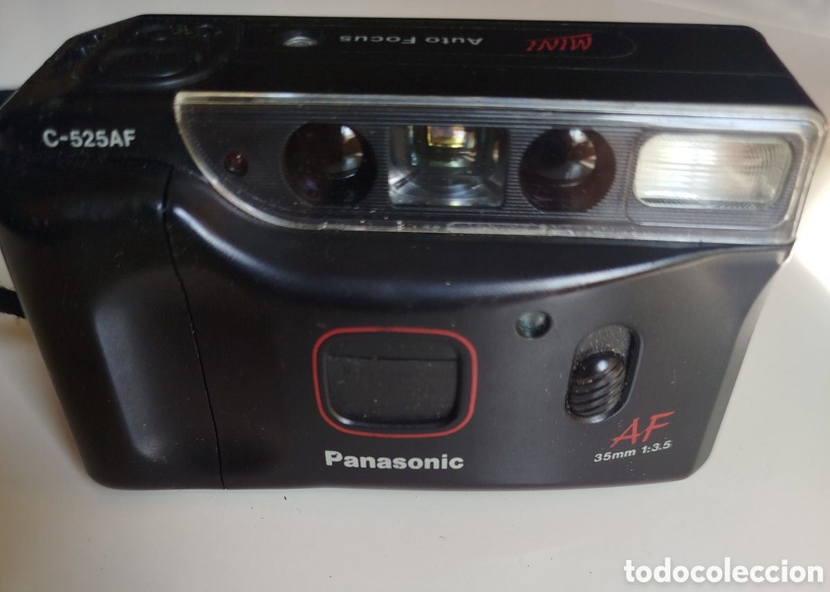 C&aacute;mara de fotos: C&aacute;mara anal&oacute;gica Panasonic C-525AF Mini 35mm + Funda