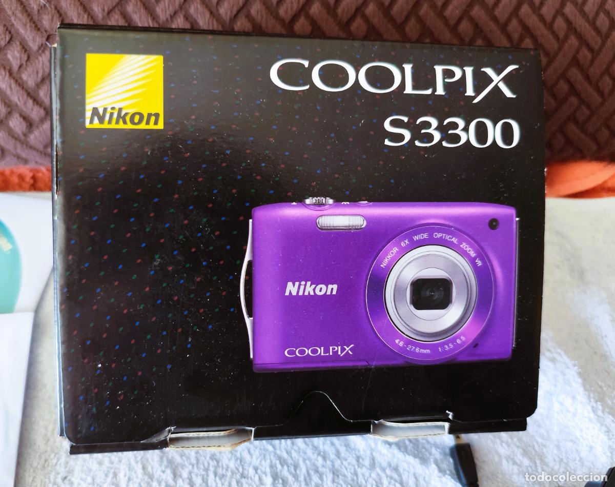 C&aacute;mara de fotos: C&aacute;mara Fotos NKON COOLPIX S3300, en su caja + complementos originales.