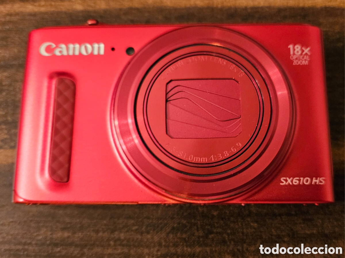 C&aacute;mara de fotos: C&aacute;mara Digital Canon PowerShot SX610 HS Roja | Zoom &Oacute;ptico 18x - Wi-Fi | &iexcl;Gaste de Env&iacute;o Gratis