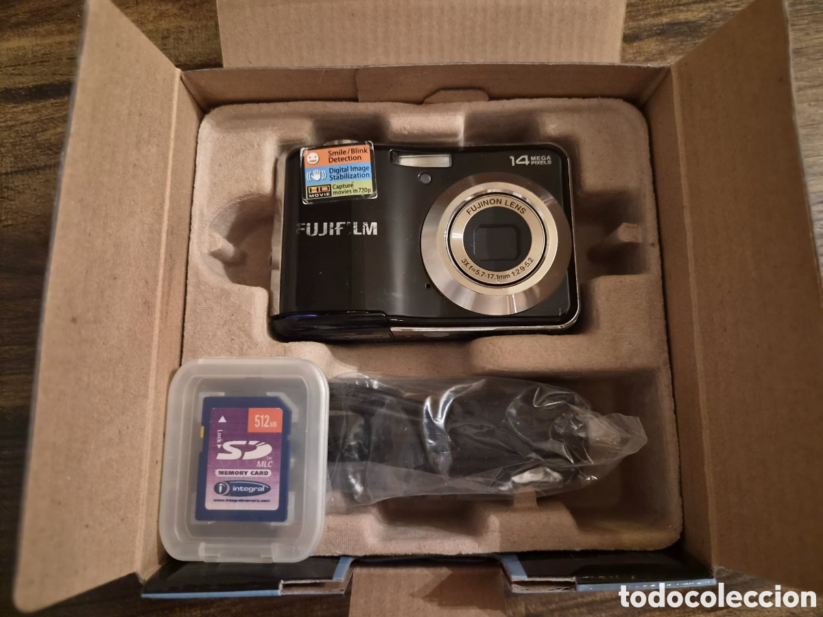 Fotokamera: C&aacute;mara Digital Fujifilm FinePix AV200 Black 14MP - Completa en Caja + Tarjeta SD - Testeada 100%