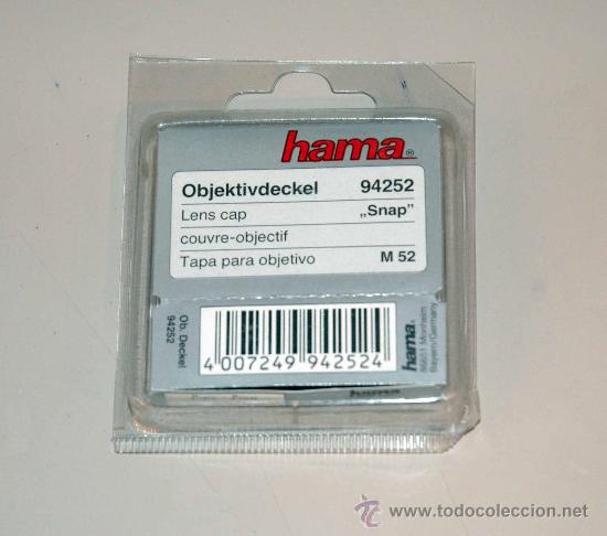 C&aacute;mara de fotos: Hama Lens cap &rdquo;snap&rdquo; M 52. - Foto 1