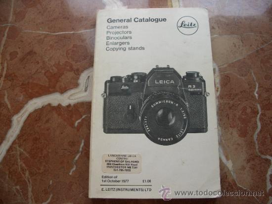 C&aacute;mara de fotos: Cat&aacute;logo de Leica de 1977 - Foto 1