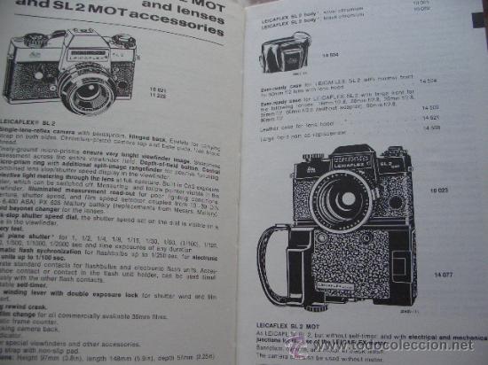 C&aacute;mara de fotos: Cat&aacute;logo de Leica de 1977 - Foto 3