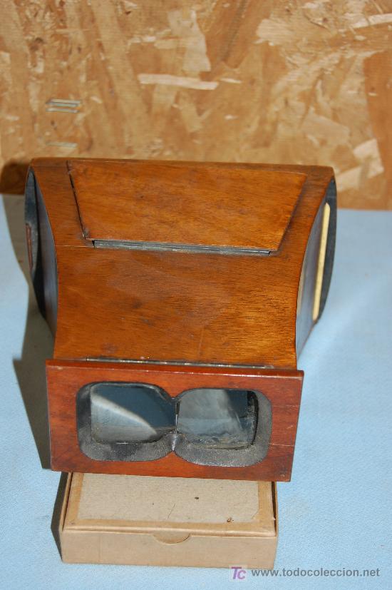 C&aacute;mara de fotos: VISOR DE MANO EN MADERA CON LENTES - Foto 1