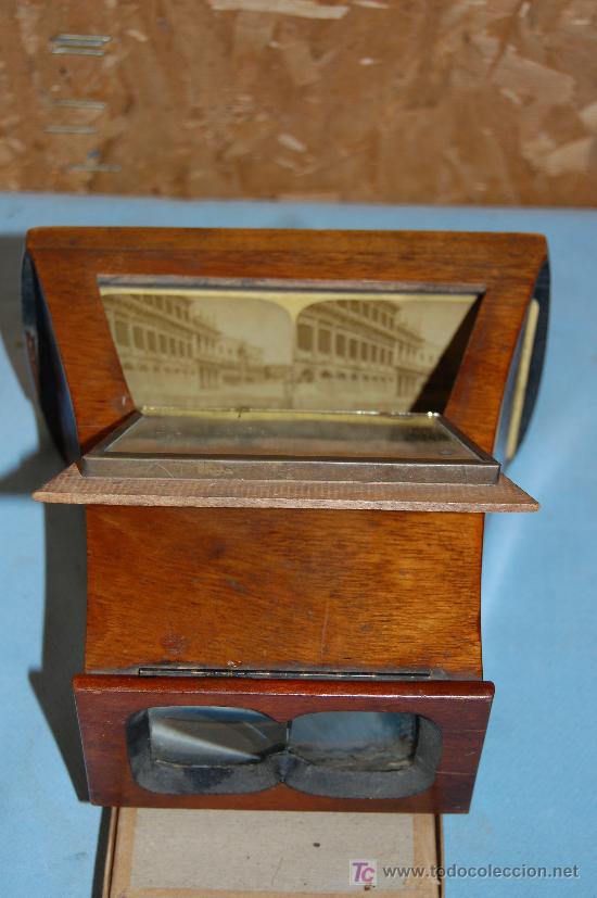 C&aacute;mara de fotos: VISOR DE MANO EN MADERA CON LENTES - Foto 3