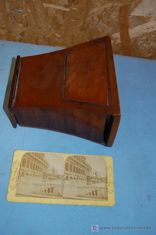 C&aacute;mara de fotos: VISOR DE MANO EN MADERA CON LENTES - Foto 5