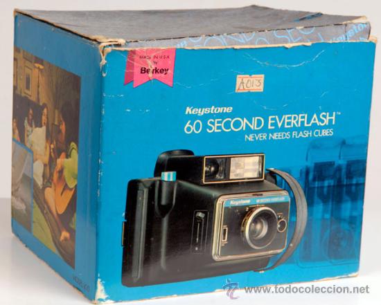 C&aacute;mara de fotos: KEYSTONE 60 SECOND EVERFLASH - COMPLETA - CAJA E INSTRUCCIONES - Foto 8