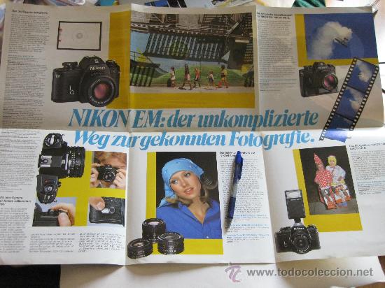C&aacute;mara de fotos: CATALOGO DESPLEGABLE DE LA NIKON EM EN ALEMAN - Foto 2