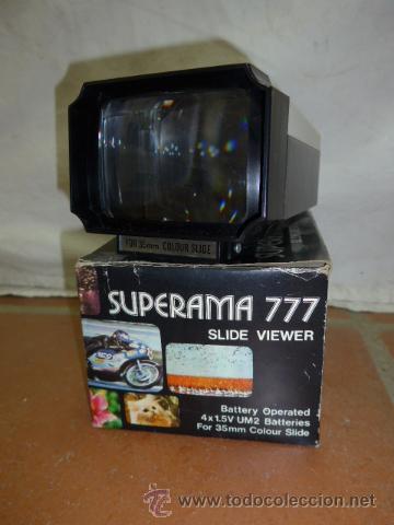 C&acirc;maras de fotos: Antiguo visor original, superama 777 slide viewer