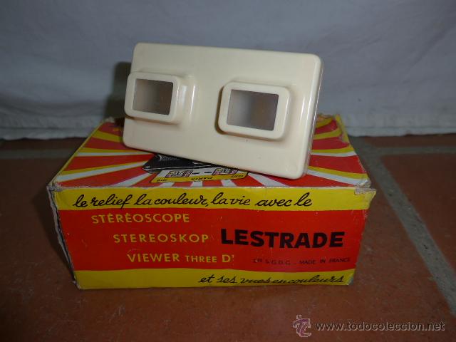 C&aacute;mara de fotos: Antiguo visor original, stereoscope lestrade - Foto 1