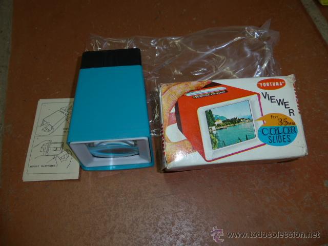 C&aacute;mara de fotos: Antiguo visor de 35mm en su caja