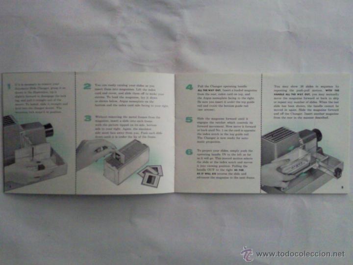 C&aacute;mara de fotos: CATALOGO EN INGLES, PROYECTOR ARGUS, MODEL V - Foto 2