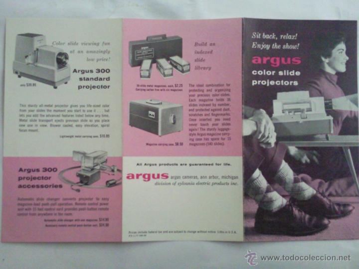 C&aacute;mara de fotos: CATALOGO EN INGLES, PROYECTOR ARGUS, ELECTROMATIC - Foto 1