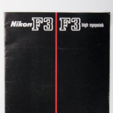 Cámara de fotos: CATALOGO NIKON F3 AÑO 1988