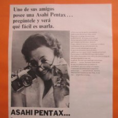 Cámara de fotos: PUBLICIDAD 1969 - COLECCION CAMARAS - ASAHI PENTAX