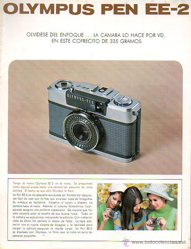 Publicidad Catalogo Camara Fotografica Olympus Sold Through Direct Sale