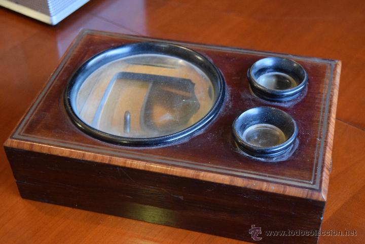 Fotocamere: Viso estereoscopico y lupa 1890.perfecto estado.