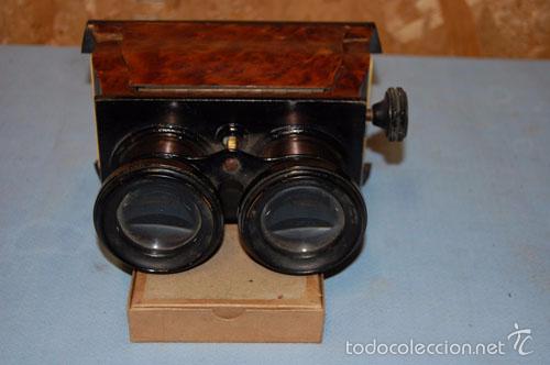 C&aacute;mara de fotos: VISOR DE MANO EN MADERA DE RA&Iacute;Z CON LENTES REGULABLES