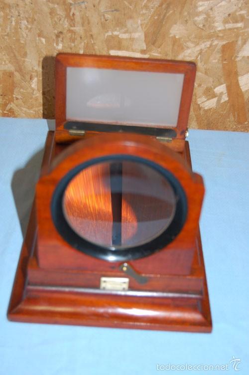 C&aacute;mara de fotos: VISOR DE MESA ESTEROSC&Oacute;PICO DE SOBREMESA EN MADERA DE CAOBA