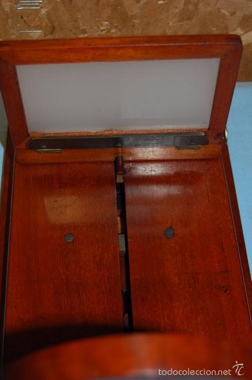 C&aacute;mara de fotos: VISOR DE MESA ESTEROSC&Oacute;PICO DE SOBREMESA EN MADERA DE CAOBA - Foto 5