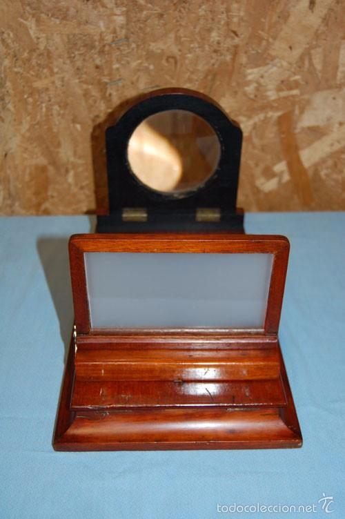 C&aacute;mara de fotos: VISOR DE MESA ESTEROSC&Oacute;PICO DE SOBREMESA EN MADERA DE CAOBA - Foto 7