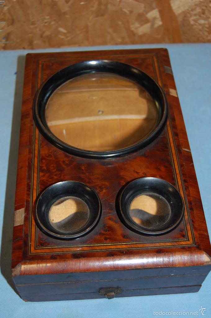 C&aacute;mara de fotos: VISOR ESTEROSC&Oacute;PICO DE SOBREMESA EN MADERA DE RA&Iacute;Z ERABLE - Foto 2
