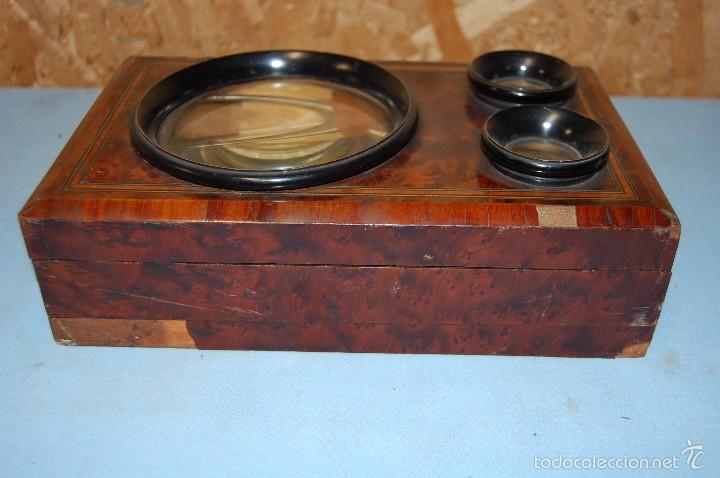 C&aacute;mara de fotos: VISOR ESTEROSC&Oacute;PICO DE SOBREMESA EN MADERA DE RA&Iacute;Z ERABLE - Foto 9