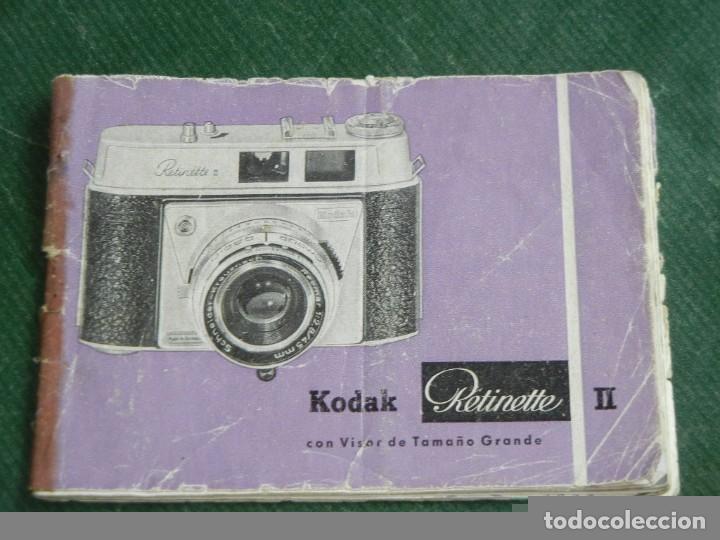 C&aacute;mara de fotos: LIBRO INSTRUCCIONES KODAK RETINETTE II - Foto 1