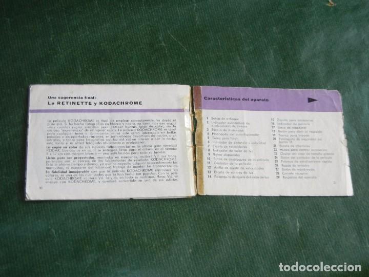 C&aacute;mara de fotos: LIBRO INSTRUCCIONES KODAK RETINETTE II - Foto 3