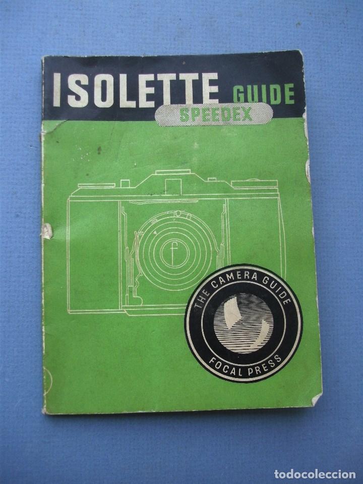 C&aacute;mara de fotos: guia isolette en ingles: isolette guide speedex 1955 - Foto 1