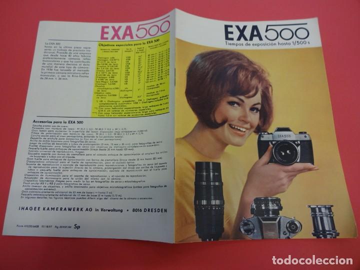C&aacute;mara de fotos: Cat&aacute;logo EXA 500 - Foto 1