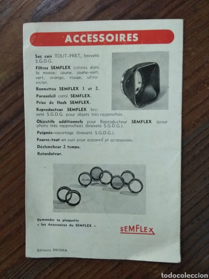 C&aacute;mara de fotos: Instrucciones Semflex Otomatic. 15 x 10 cms - Foto 2