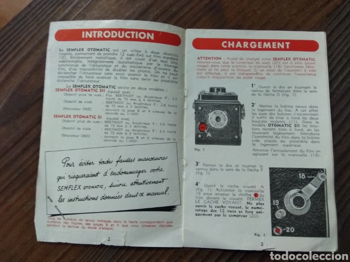 C&aacute;mara de fotos: Instrucciones Semflex Otomatic. 15 x 10 cms - Foto 3