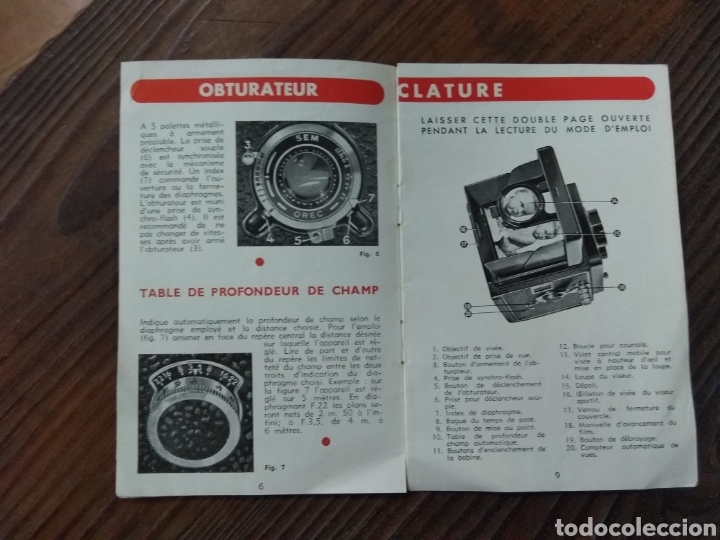C&aacute;mara de fotos: Instrucciones Semflex Otomatic. 15 x 10 cms - Foto 5
