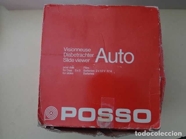 C&aacute;mara de fotos: Visor antiguo de diapositivas marca auto Posso - Foto 9