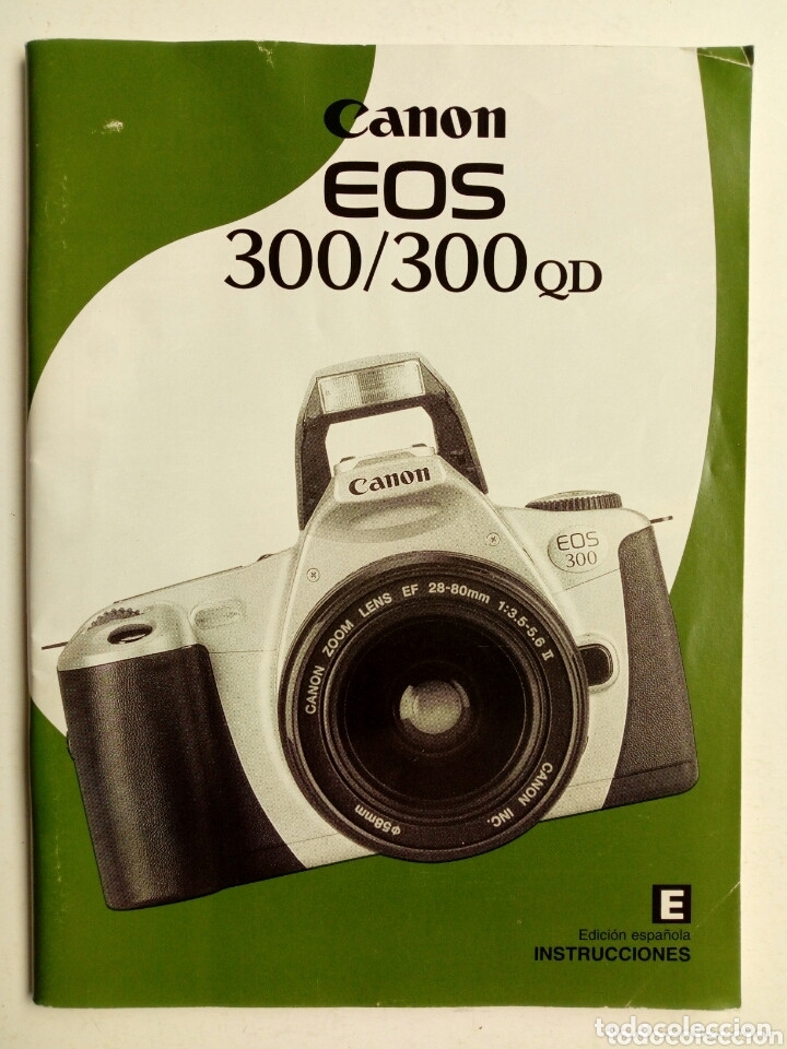Cámara de fotos: Manual de instrucciones - CANON EOS 300/300 Qd - EN ESPAÑOL - Original, en papel - - Foto 1 - 175433127