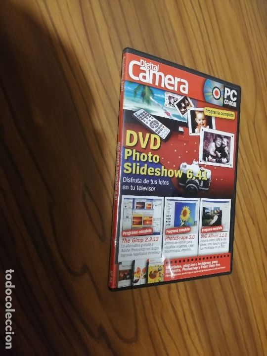 C&aacute;mara de fotos: DIGITAL CAMERA. DVD 54 PC CD-ROM. CD DE PROGRAMAS EN BUEN ESTADO - Foto 1