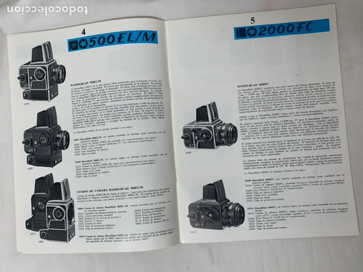 C&aacute;mara de fotos: HASSELBLAD CATALOGO PUBLICIDAD 1980 - Foto 4