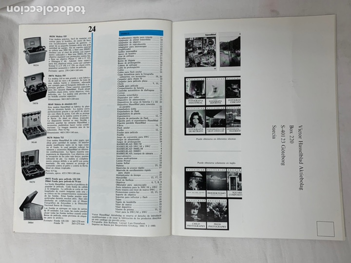 C&aacute;mara de fotos: HASSELBLAD CATALOGO PUBLICIDAD 1980 - Foto 10