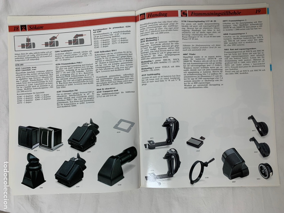 C&aacute;mara de fotos: HASSELBLAD CATALOGO PUBLICIDAD 1990 - Foto 9