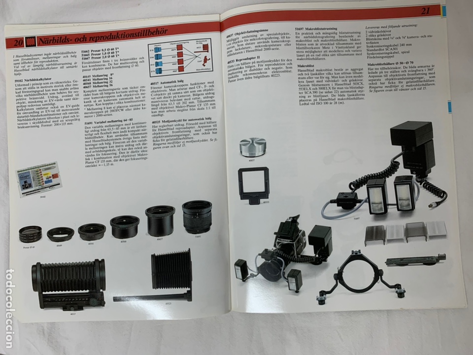 C&aacute;mara de fotos: HASSELBLAD CATALOGO PUBLICIDAD 1990 - Foto 10