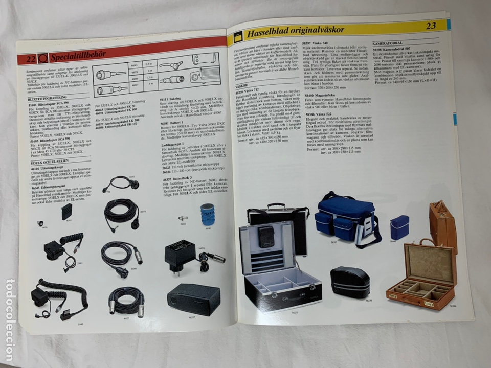 C&aacute;mara de fotos: HASSELBLAD CATALOGO PUBLICIDAD 1990 - Foto 11