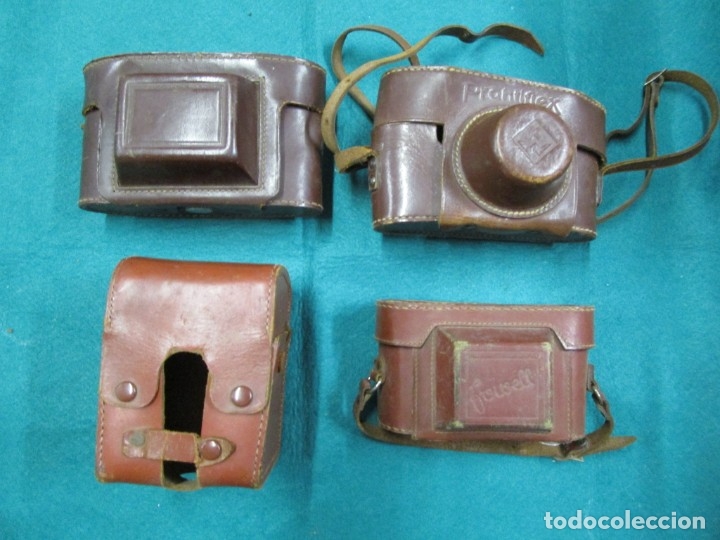 lote 4 cartucheras fundas piel de camaras fotog - Buy Other Cameras at  todocoleccion - 182002236