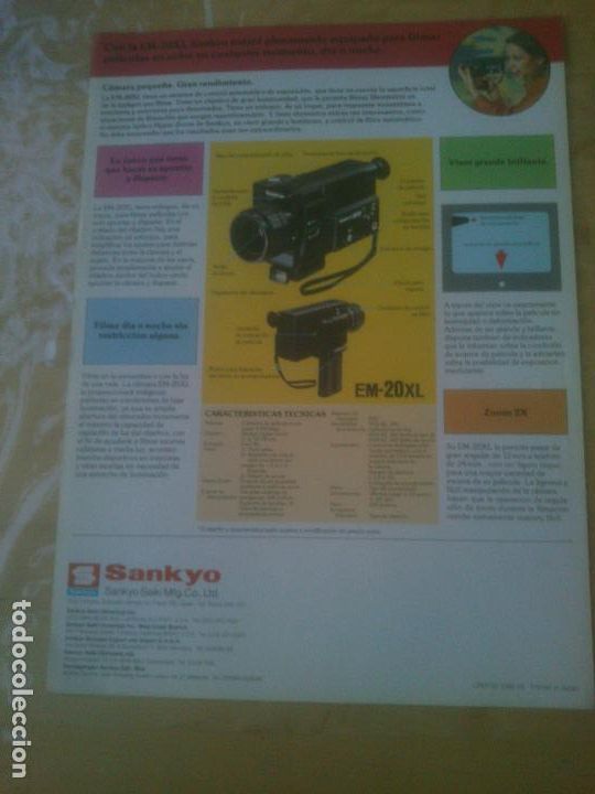 C&aacute;mara de fotos: FOLLETO PUBLICIDAD DE SANKYO. - Foto 2