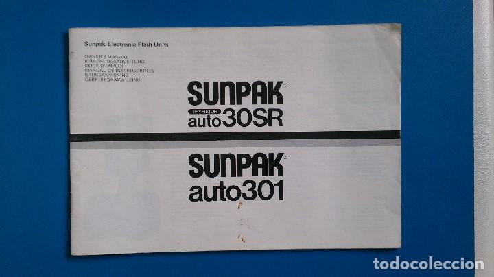 C&aacute;mara de fotos: INSTRUCCIONES SUNPAK 301 30SR - Foto 1