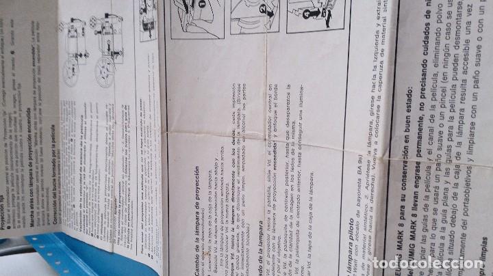 C&aacute;mara de fotos: INSTRUCCIONES EUMIG MARK 8 Y GARANTIA - Foto 2