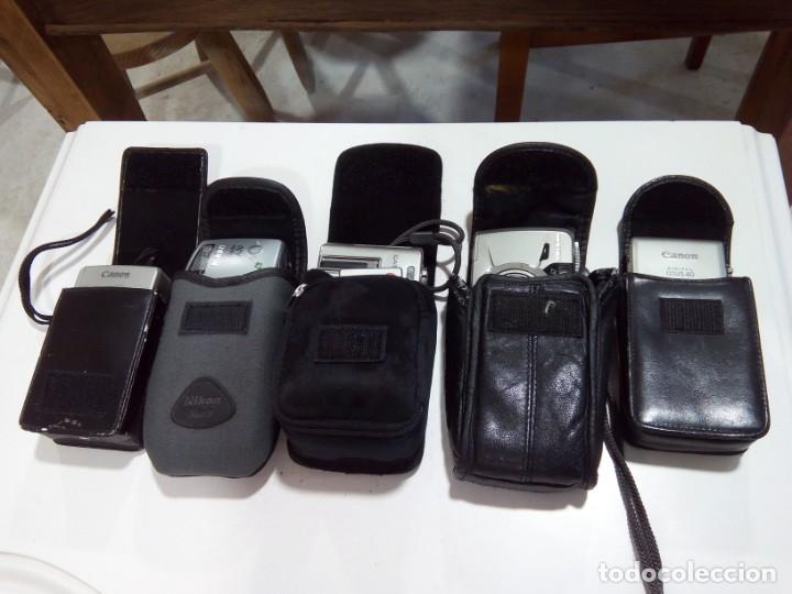 C&aacute;mara de fotos: LOTE DE 5 C&Aacute;MARAS DIGITALES, CON FUNDA - Foto 2