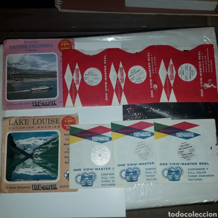 C&aacute;mara de fotos: View-master 12 discos de Canada en 4 sobres de 3 - Foto 4