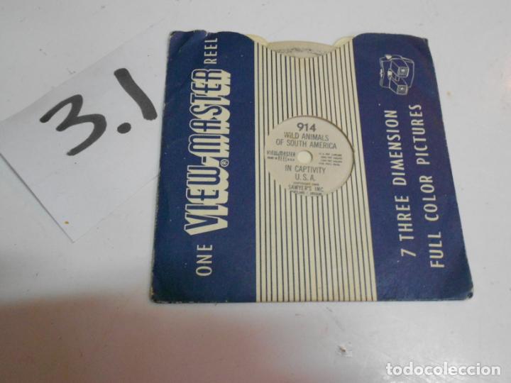 C&aacute;mara de fotos: ANTIGUO DISCO EN TRES DIMENSIONES PARA VIEW MASTER A&Ntilde;OS 50 - ANIMALES SALVAJES DE SUDAMERICA